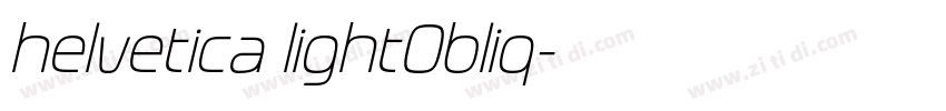 helvetica lightObliq字体转换 helvetica lightObliq字体转换